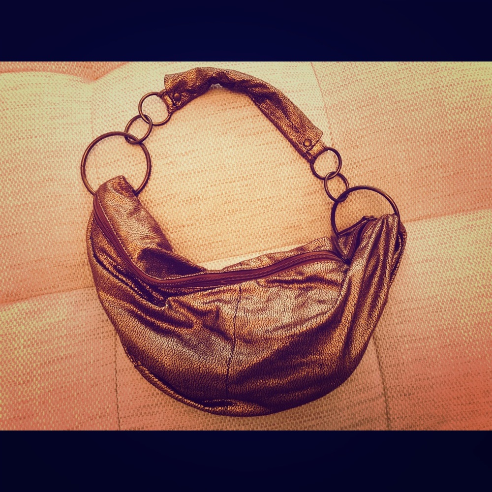 Copper Hoops Purse